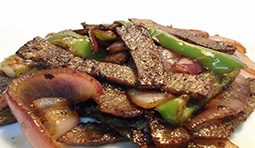 Beef or Chicken Fajita – Plate - Tucson Halal Resturant